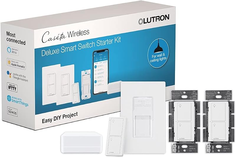 Kit interruptor luz inteligente con Smart Hub para Alexa y
