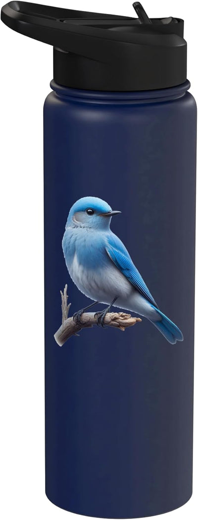 Bottella de agua acero inoxidable Bird Series Mountain Bluebird