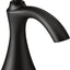 Dispensador jabón cocina recargable sobre fregadero negro