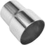 Adaptador tubo escape 2.5 a 3 pulg acero inox pulido