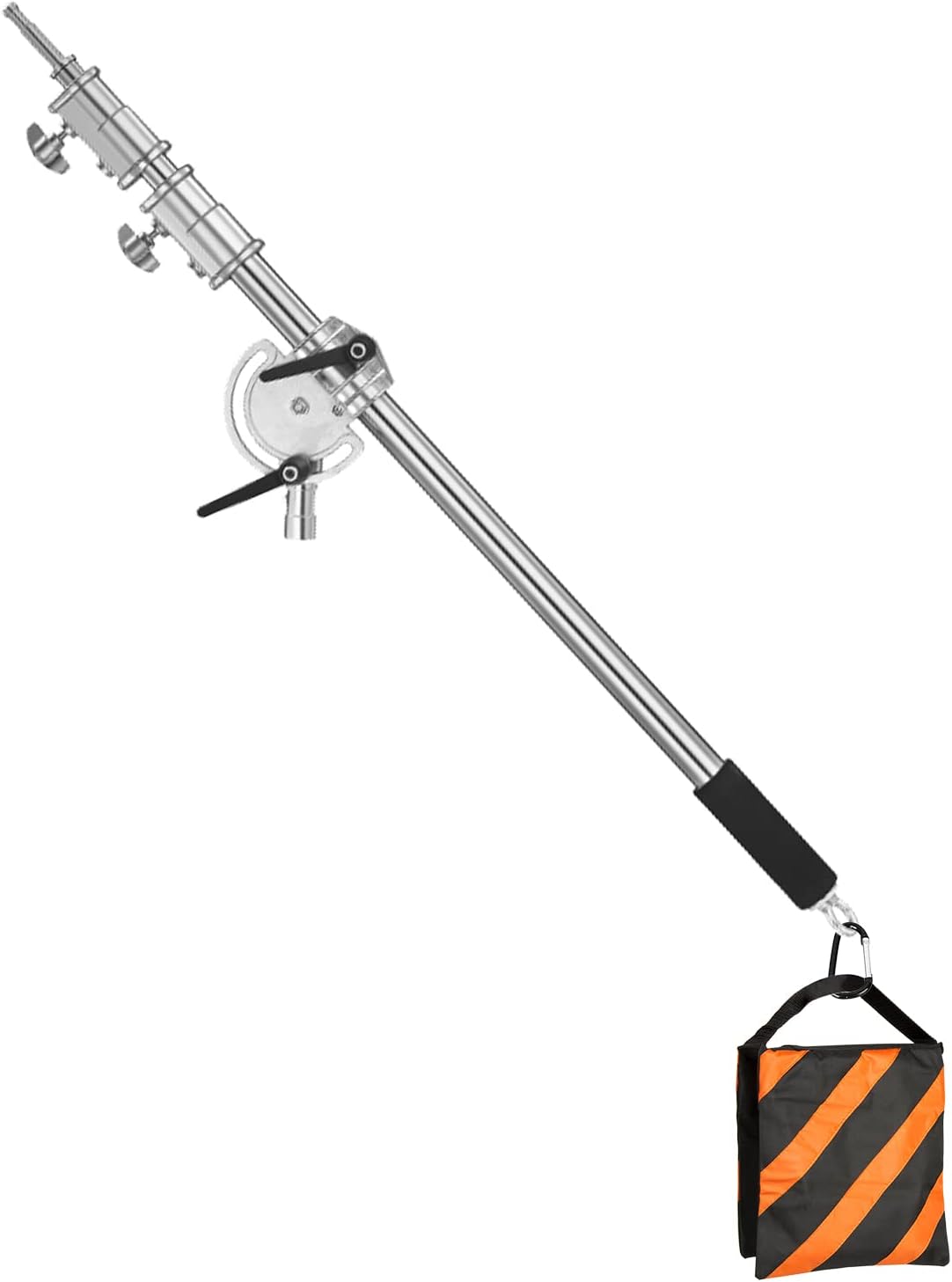 Brazo extensión acero inox soporte luz ajustable 3.6-8.2ft