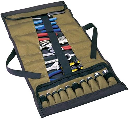 Bolsa herramientas enrollable 32 bolsillos