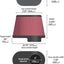 Filtro aire universal 6" brida 9" base 10.75x7.75"