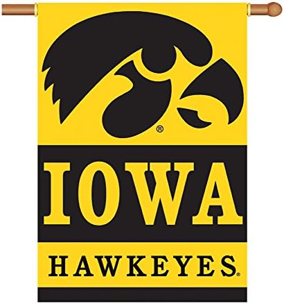 Banner doble cara Iowa Hawkeyes 28x40"