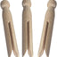 Pinzas redondas madera 12 pzas estilo Dolly para tendedero