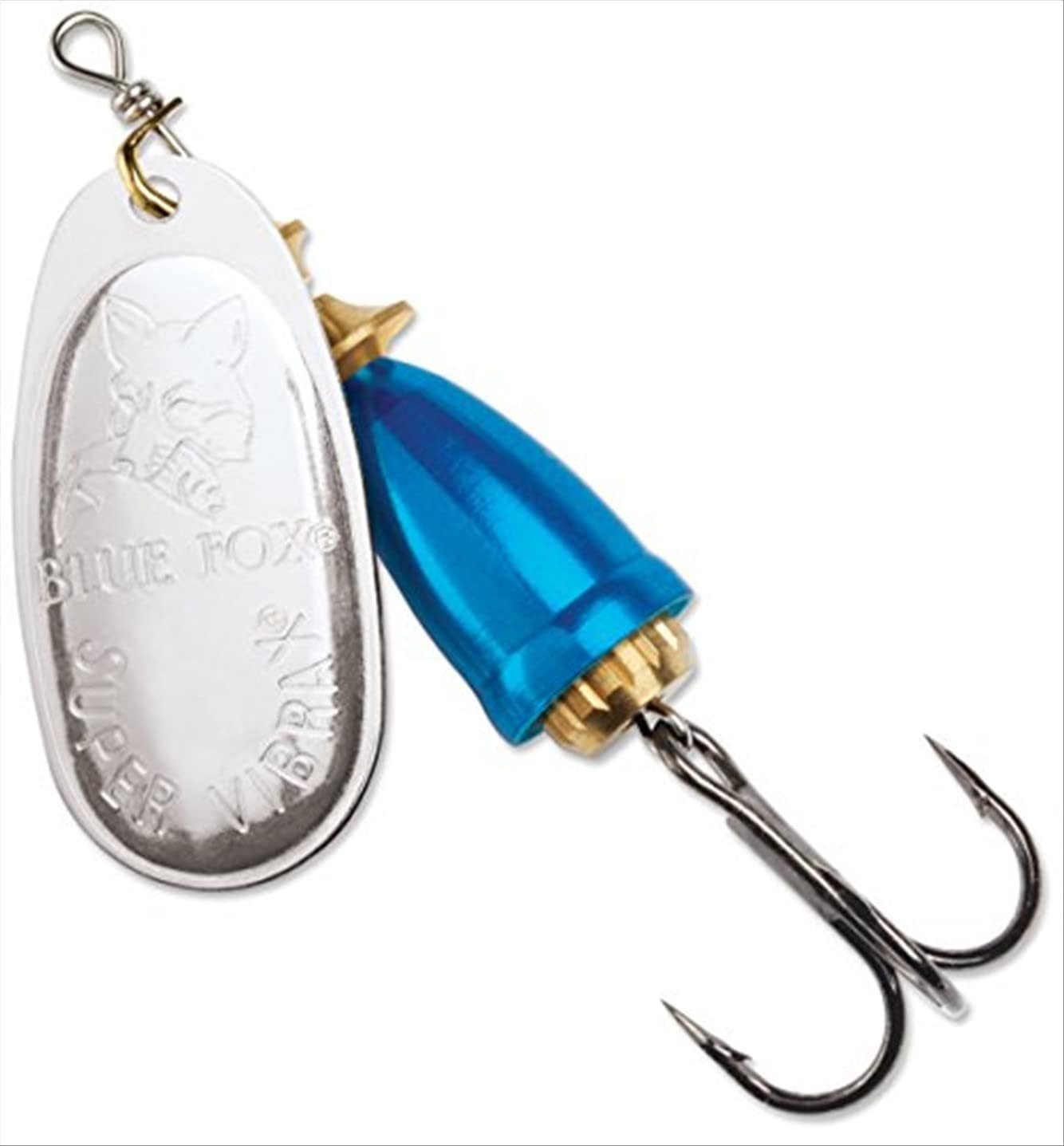 Chapado 5/8 Blue Fox Vibrax 06 Plata/Azul Cromado 3.75