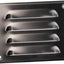 Cubierta ventilación aluminio 4x3 con malla metal
