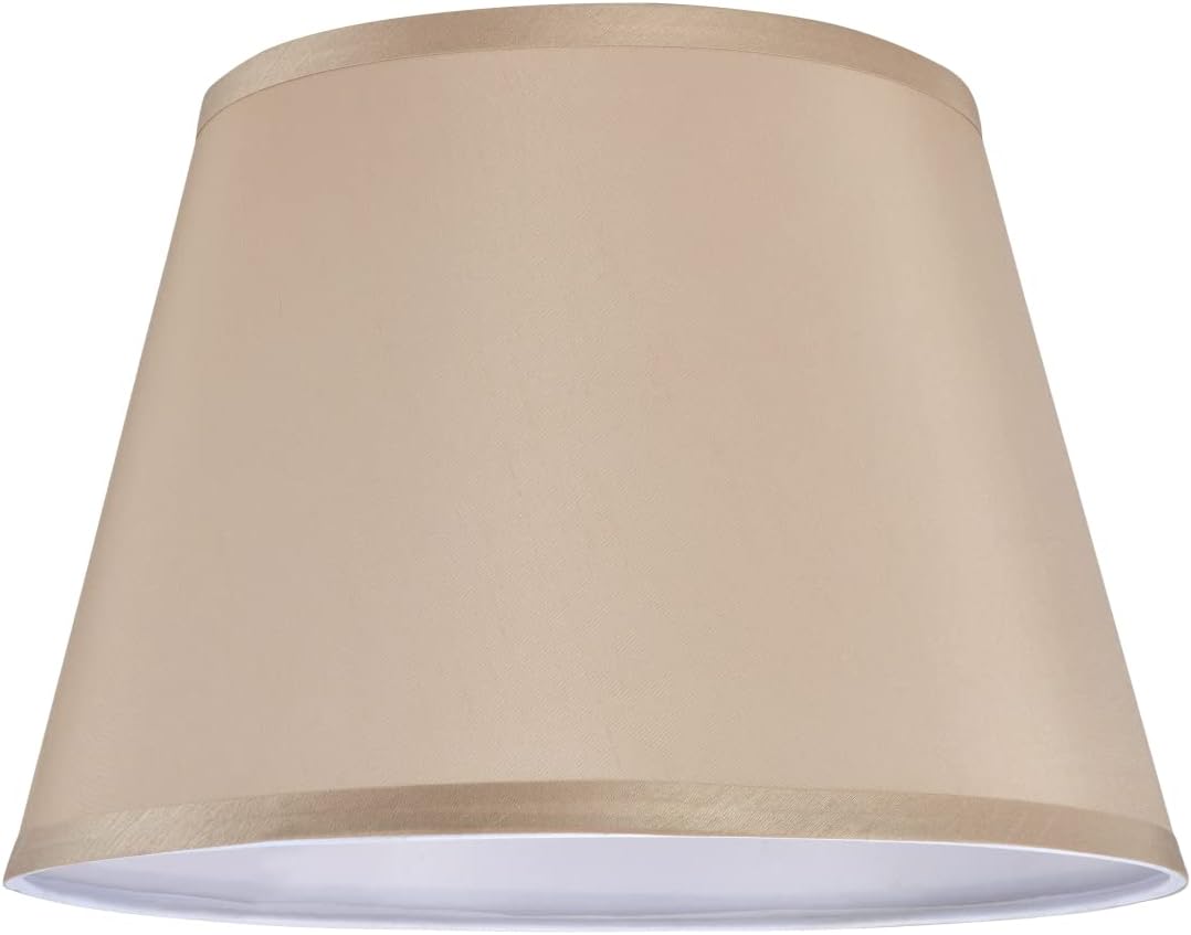 Pantalla lámpara araña forma imperio beige 13pulg
