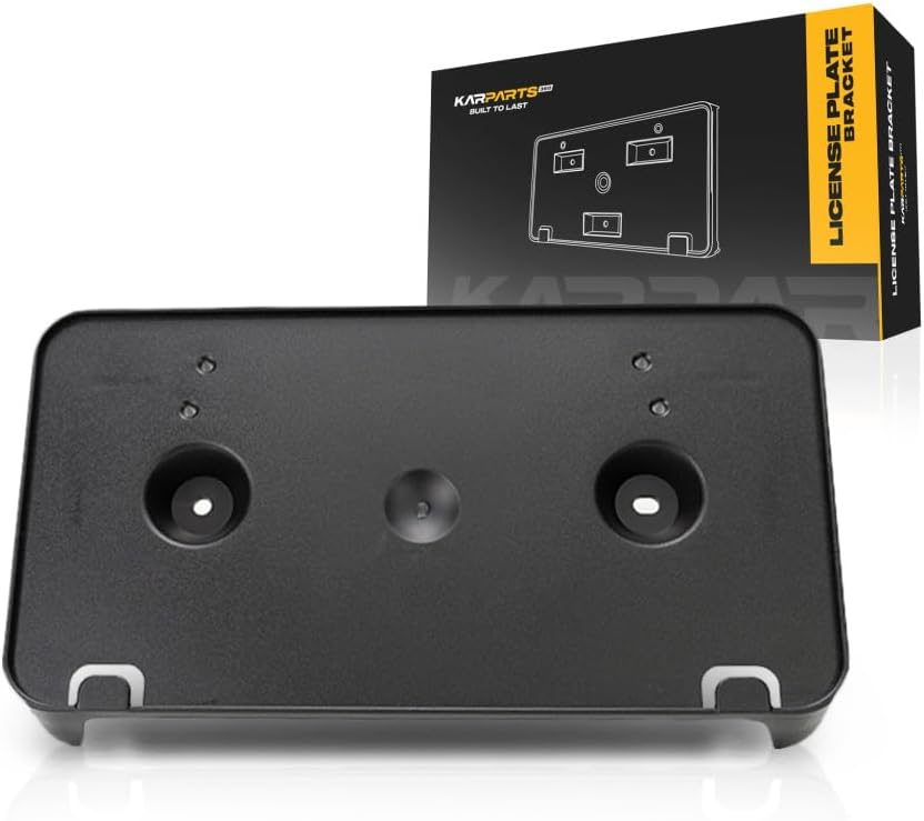 Soporte placa matrícula Ford Edge delantero negro