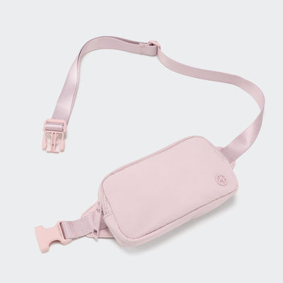 Bolsa cinturón compacta para teléfono 6.7pulg y accesorios rosa