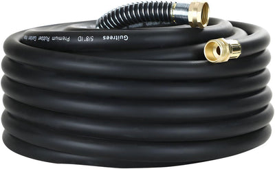 Manguera jardín goma 5/8 50ft 300psi trenzada 5 capas negro