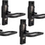 4 Escalones laterales plegables acero galvanizado