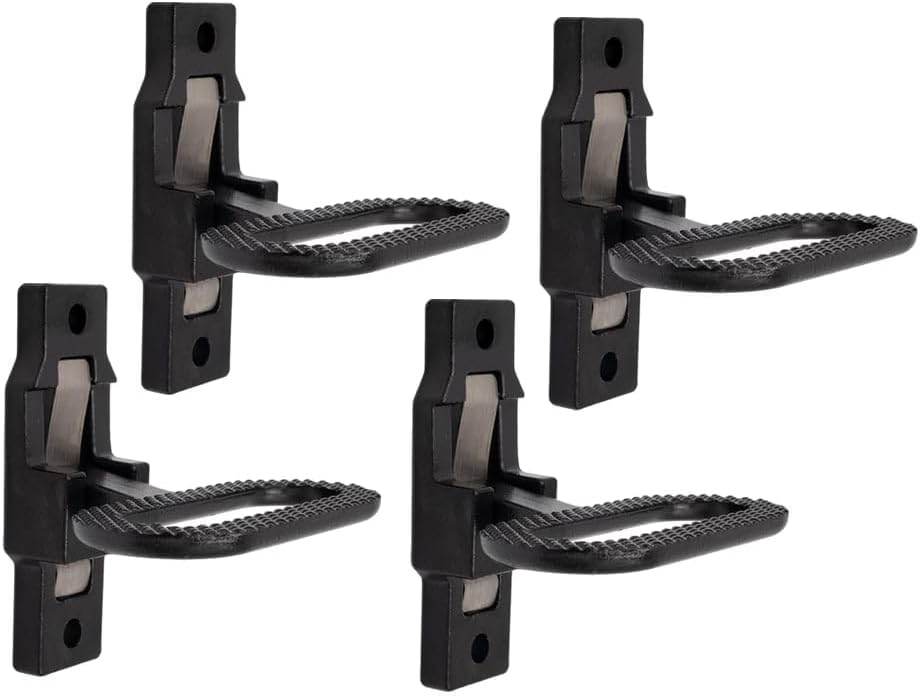 4 Escalones laterales plegables acero galvanizado