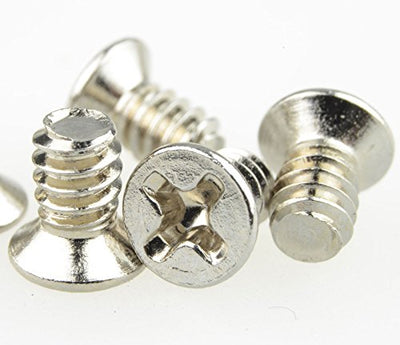 Tornillo cabeza plana 6/32 x 1/4pulg para disco 3.5 pulg paquete 50