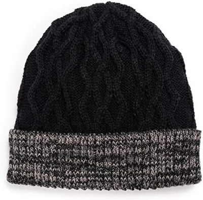 Gorro de Punto Trenzado para Hombre en Invierno