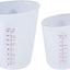 2 Tazas Medidoras Silicón 8.5/16.9oz Reutilizables