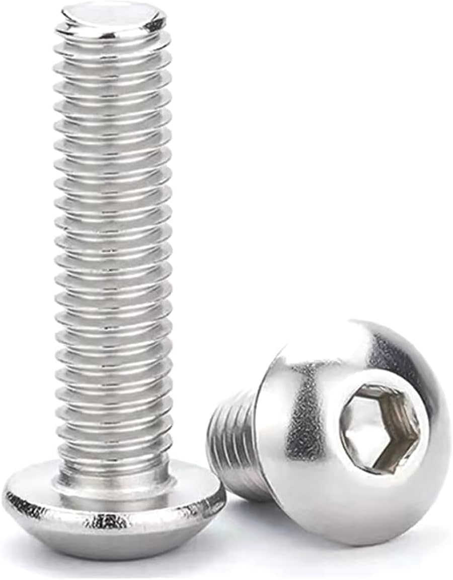 Tornillos M3-0.020 x 0.709pulg acero inox 304 rosca completa