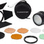 Cabezal flash redondo eVOLV 200 con accesorios