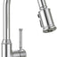 Grifo cocina cromado rociador desplegable 2 funciones