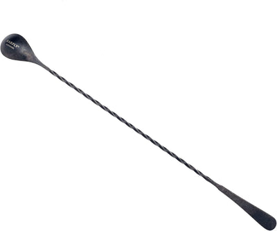 Cuchara bar estilo japonés 33,5cm color negro vintage