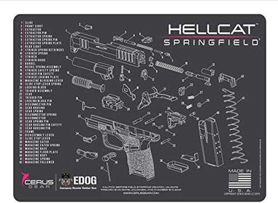 Alfombrilla limpieza rosa comp Springfield Hellcat 0.118pulg