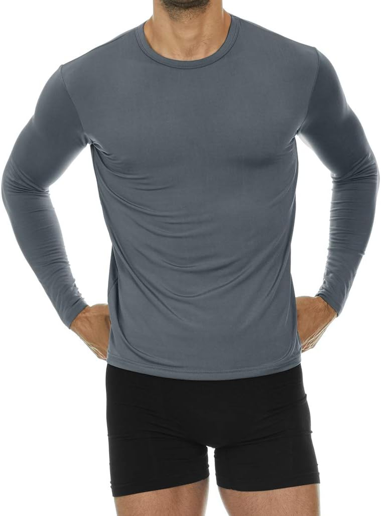 Camisa térmica hombre cuello redondo