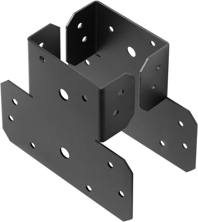 8 Pzas Conector T 4x4 Negro Poste Viga Calibre 14