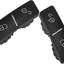 Botón bloqueo puerta Mercedes C300 set 4 negro