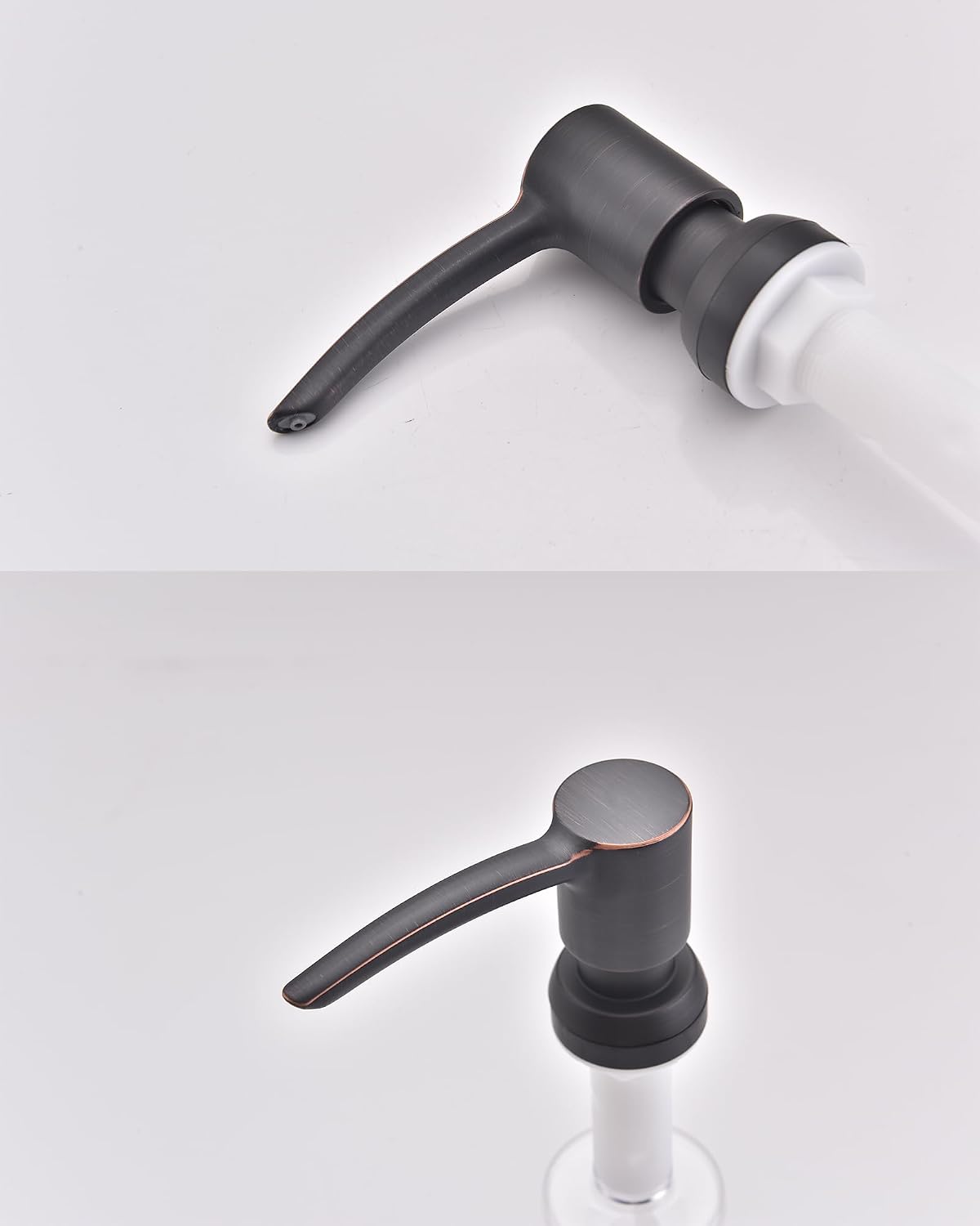 Dispensador jabón bronce fregadero cocina con tubo 47.2pulg