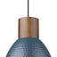 Lámpara colgante madera maciza y metal ajustable cocina bar
