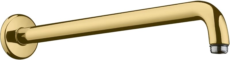 Brazo ducha moderno 16" óptica dorado pulido