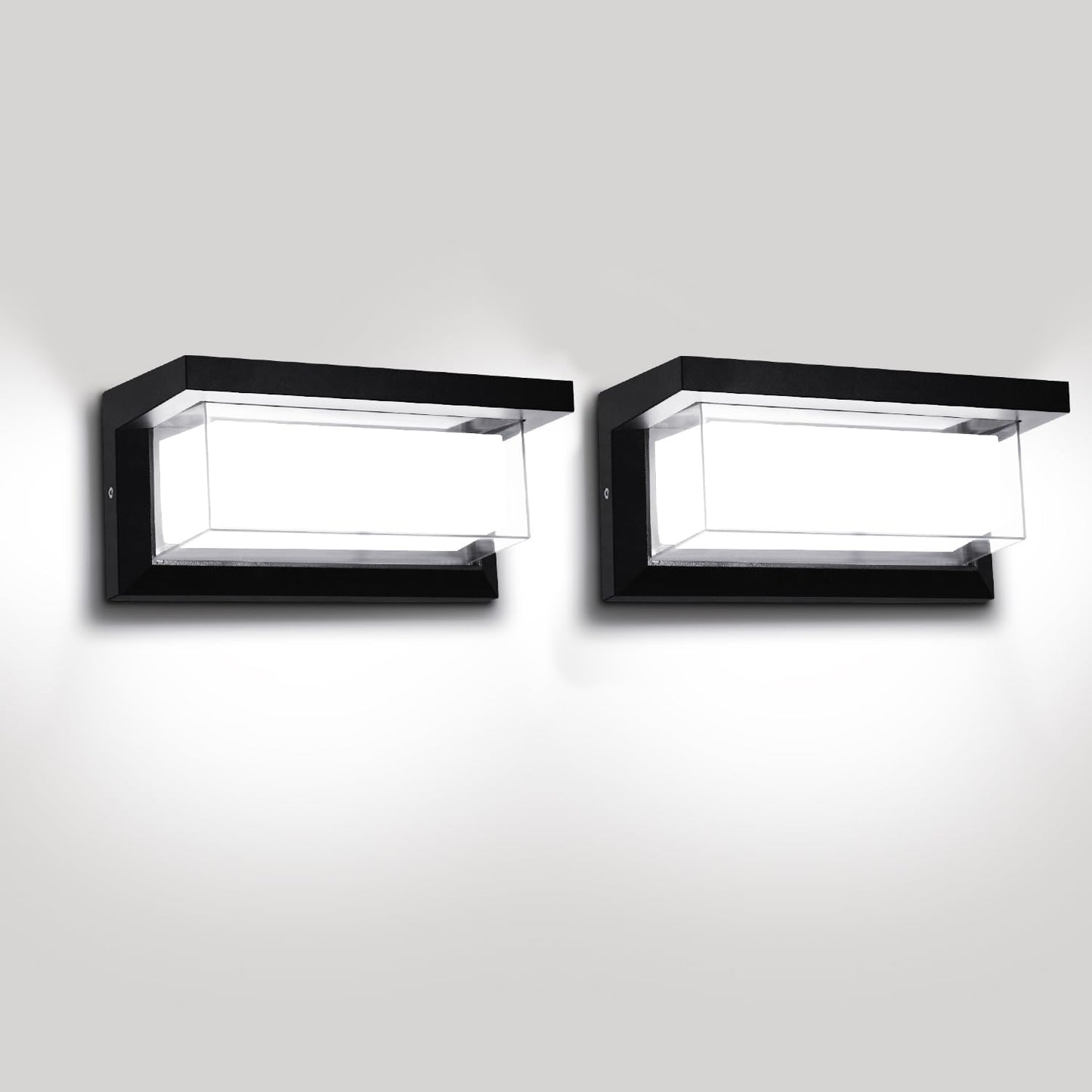 Luces pared LED 18W 6000K IP65 aluminio exterior