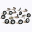 100 Tachuelas Metal Decorativas para Muebles y Cajas