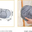 Cesta malla plegable 3 compartimentos con bolsillo para lavandería