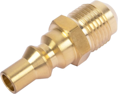 Conexión rápida 3/8" macho Flare X 1/4" para manguera propano RV