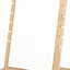 Soporte joyería colgante cuero bambú suave