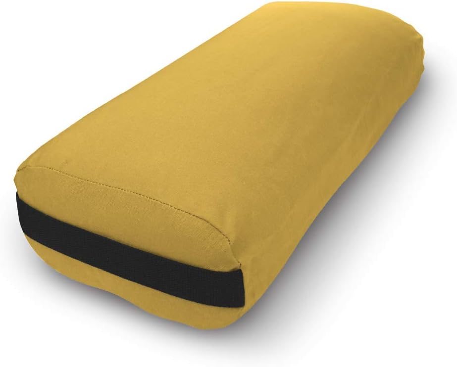 Cojín yoga con relleno algodón soporte suave y firme