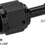Adaptador hembra 5/16 púa aluminio negro