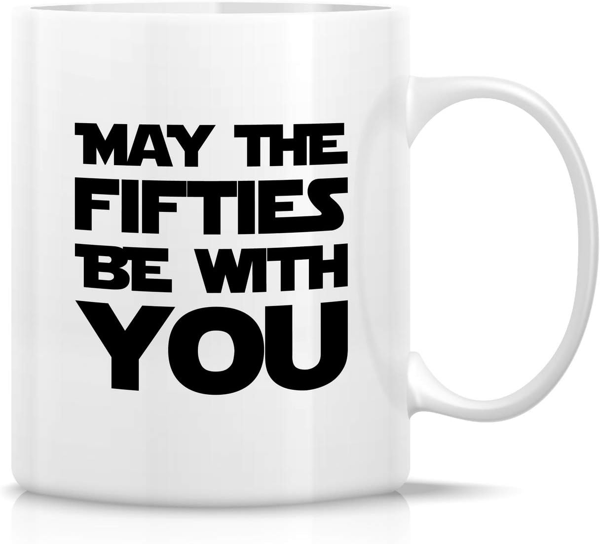Taza cerámica 11oz regalo 50 cumpleaños inspirador