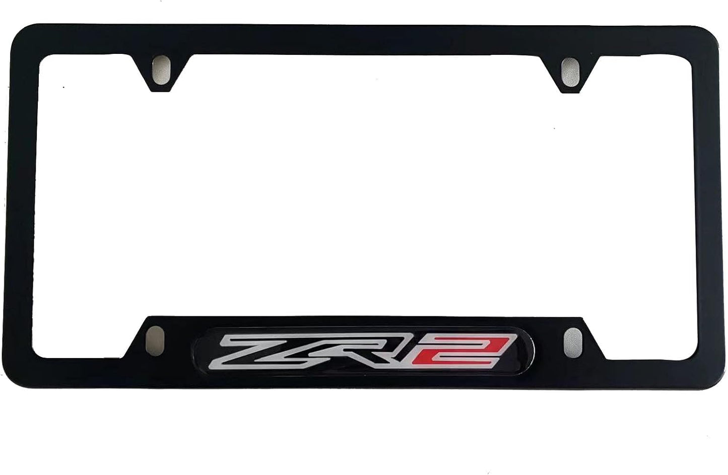 Soporte marco matrícula para Colorado ZR2 negro