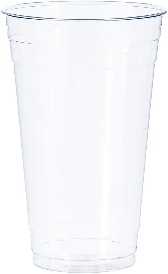 Vasos PET transparentes 24oz 50 por funda caja 12