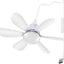 Ventilador techo USB luces 16.5pulg silencioso portátil