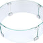 Protector viento vidrio templado 23pulg mesa fogata