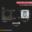 Pack 12 Anillos D Placa Empotrada 6000lb Amarre Remolque