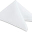 Set 100 servilletas poliéster blanco 17x17 para eventos