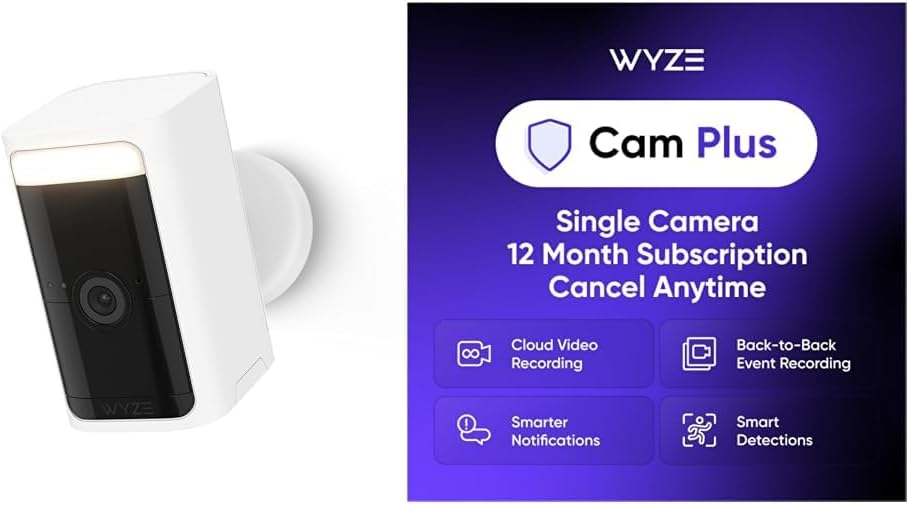 Batería Cam Cam Plus anual para 1 cámara $19.99/año