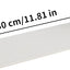 Estantes flotantes blancos para pared 30cm 2 Pzas
