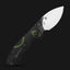 Cuchillo plegable EDC acero AUS-10 mango G10 verde