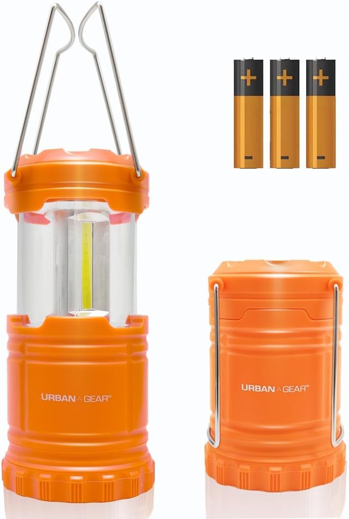Linterna led plegable impermeable camping senderismo