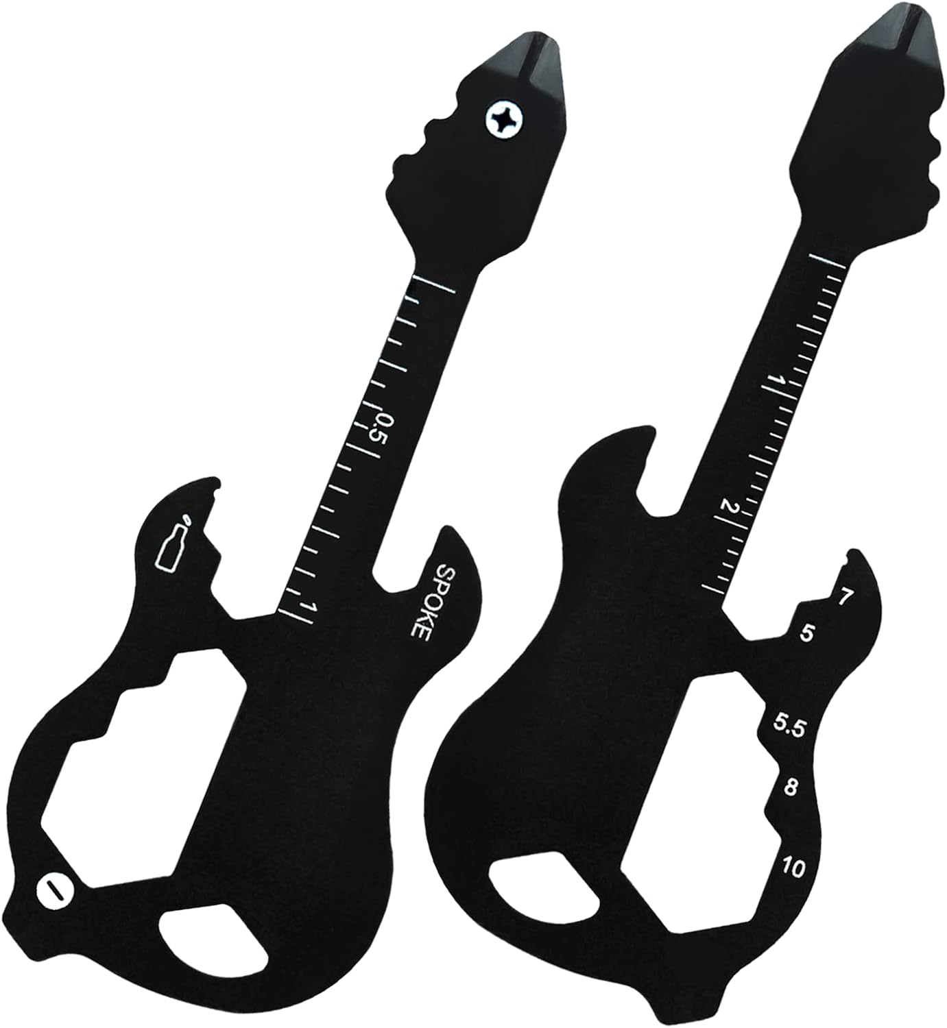 Llavero multiherramienta 12en1 guitarra negro